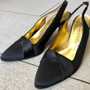 Caressa Black Heels